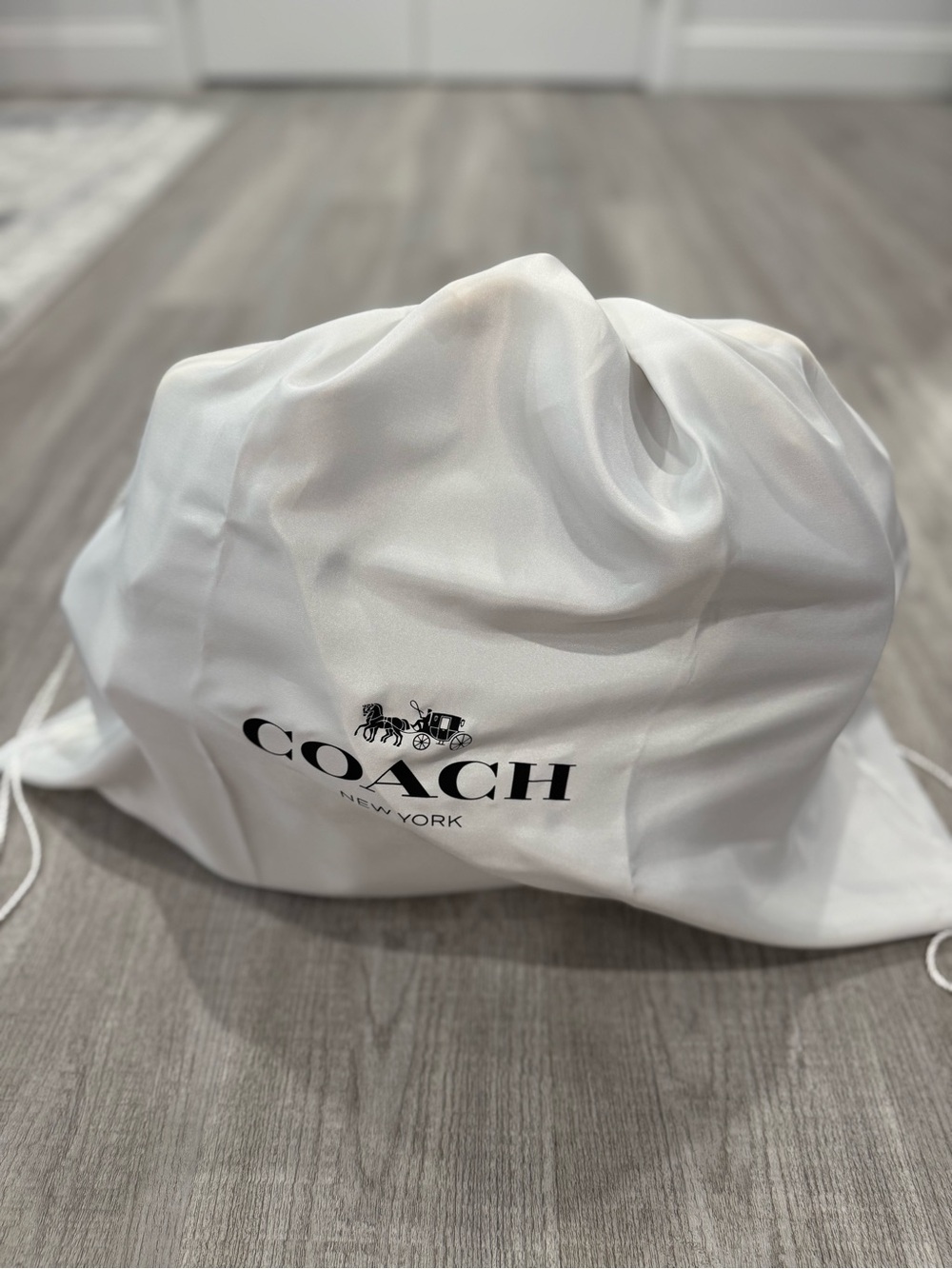 Coach brown large Kisslock frame bag, color is no longer available! NWT! - Picture 7 of 8